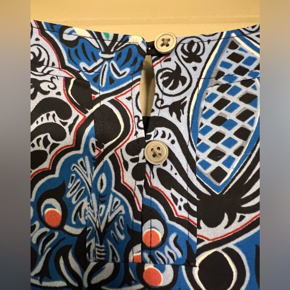 LOFT Long Sleeve Boatneck Button Cuff Blouse - Size Medium Petite - Picture 6 of 7